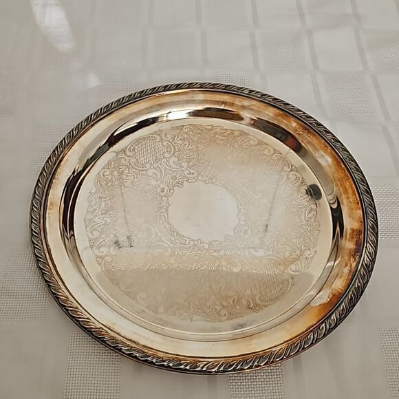 Star E.P Steel Silver Platter 13"-13" - Picture 12 of 16